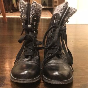 Steve Madden Jaax Lace Up Combat Boots